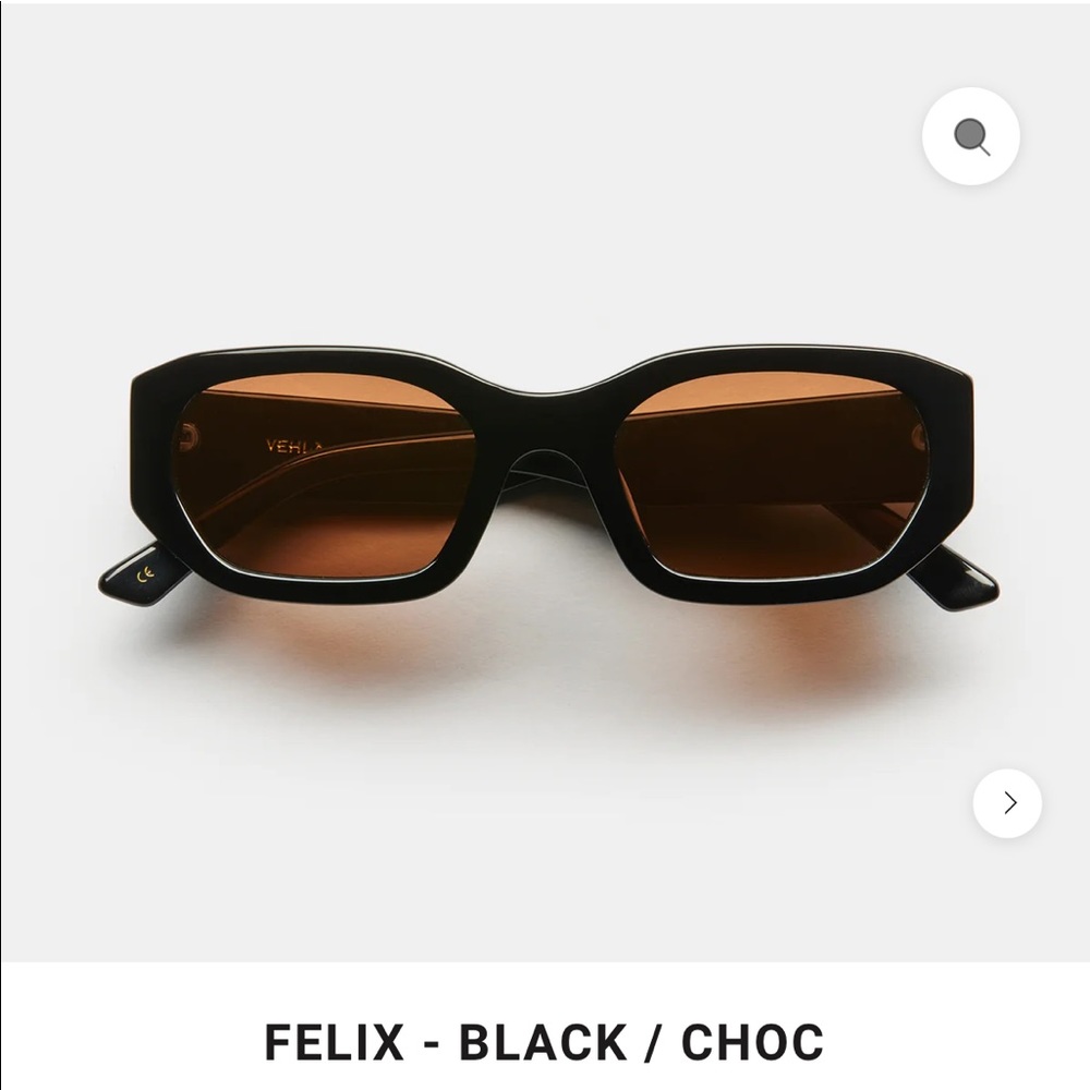 Vehla Felix Sunglasses in Black/Choc